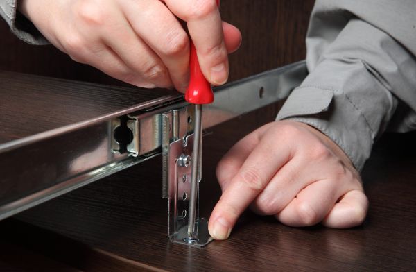 Drawer Track Installation in Tomball